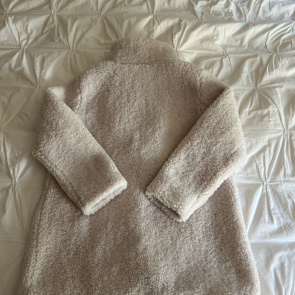 Final Price - LOFT Cream Sherpa Jacket - Picture 5 of 7